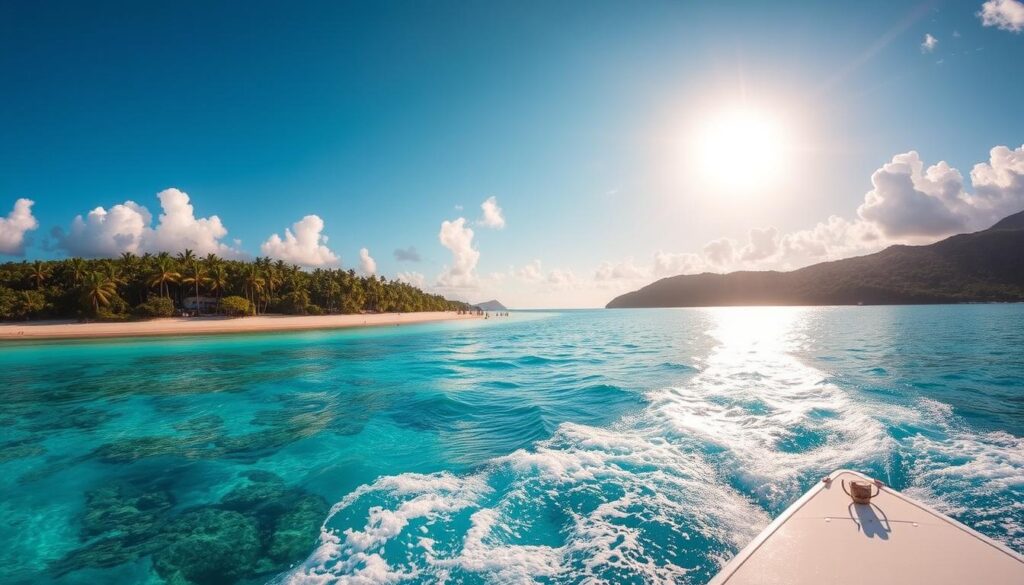 Exploring the Caribbean coastline Exploring the Caribbean coastline