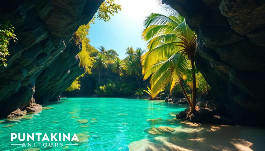 Hoyo Azul natural pool in Punta Cana Hoyo Azul natural pool in Punta Cana