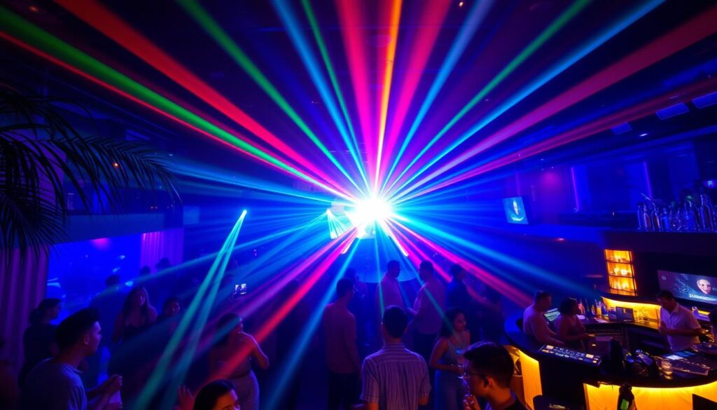 Infinity nightclub ambiance