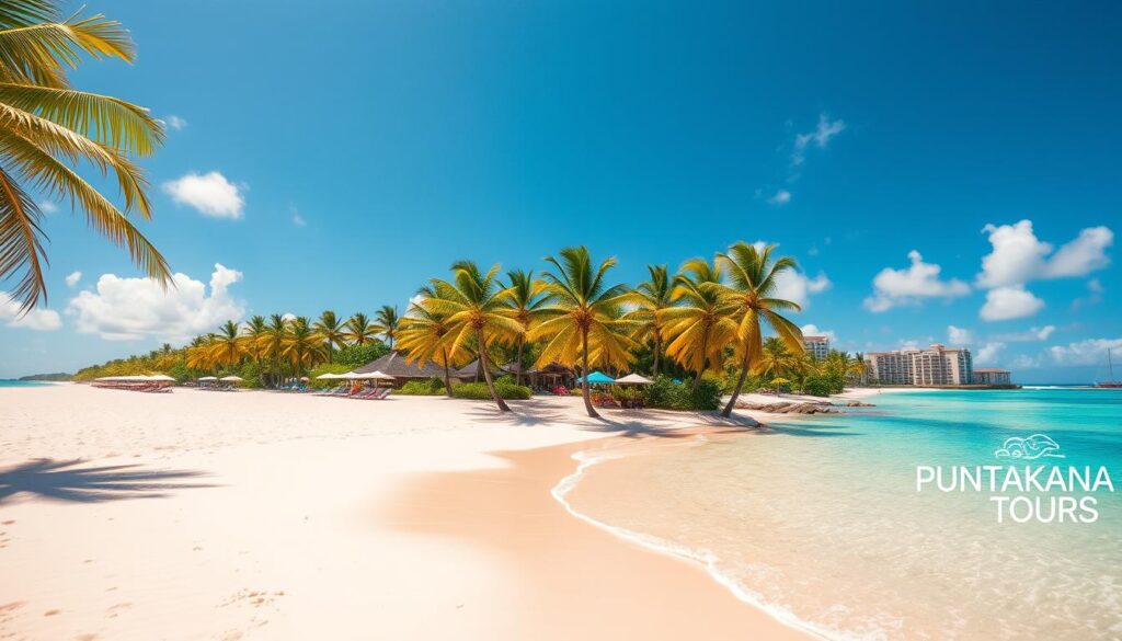 Punta Cana beaches with crystal-clear waters and luxurious resorts