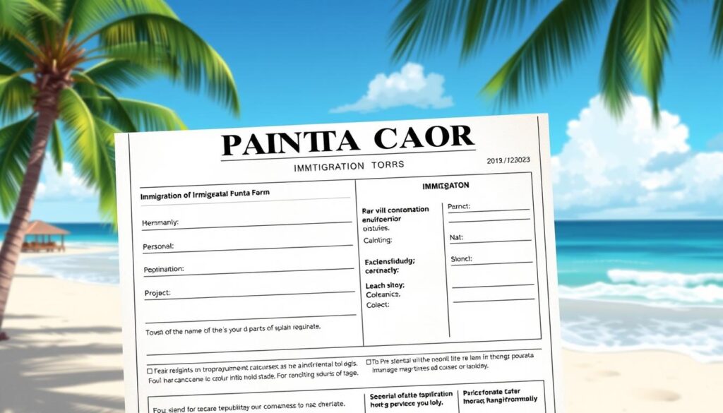 Punta Cana immigration form Punta Cana immigration form