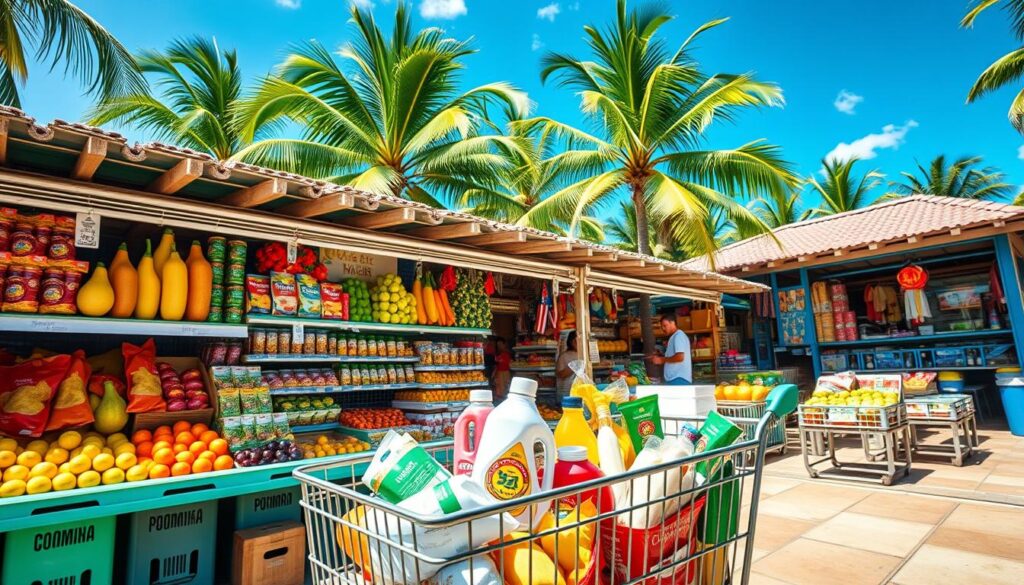 convenience local products vacation grocery needs