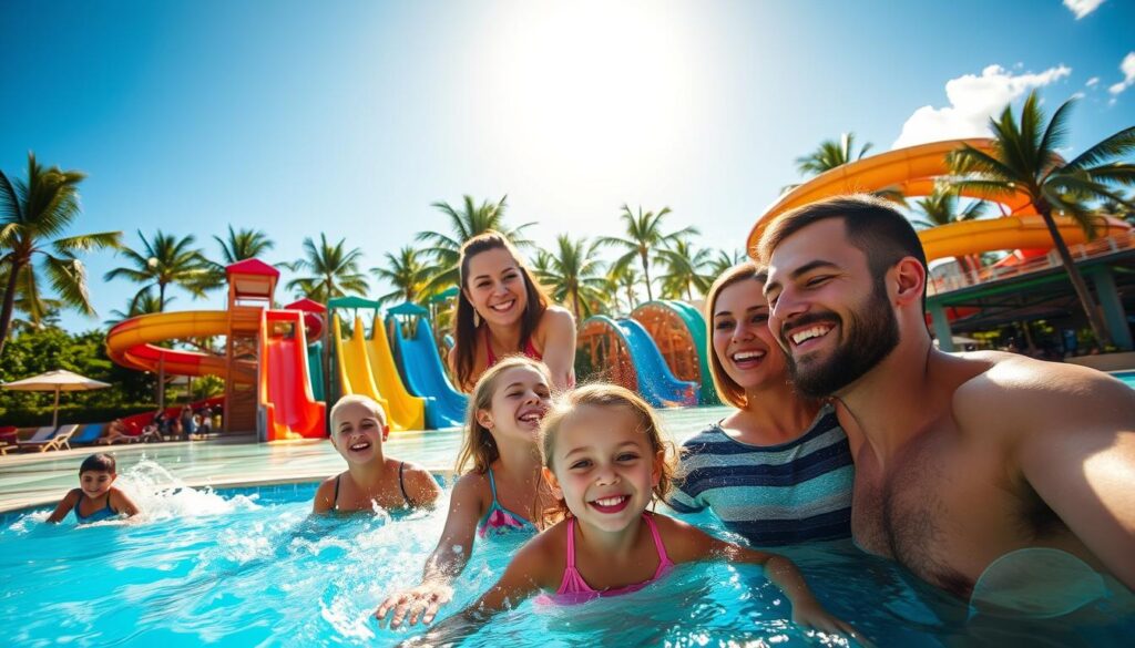 family fun at Aqua Park Punta Cana