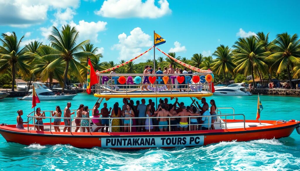 party boat excursion in Punta Cana