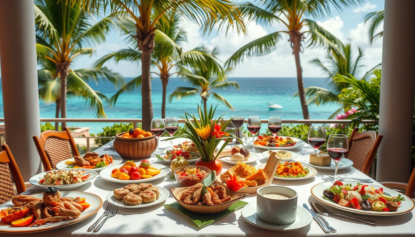 punta cana resort food