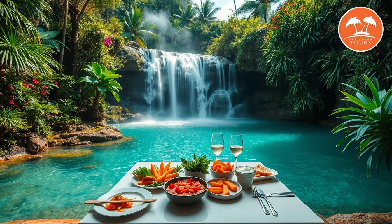 punta cana water fall tour with lunch and dinner