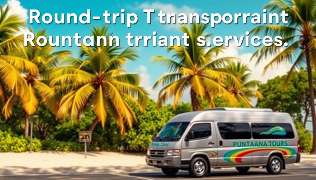 round-trip transportation services for Punta Cana excursions
