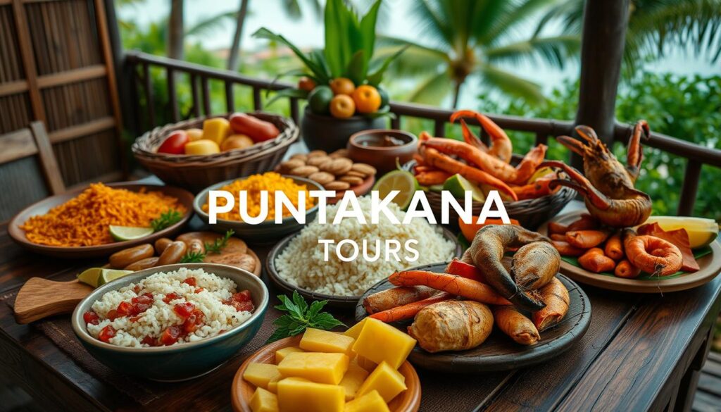 traditional dishes of local Dominican cuisine